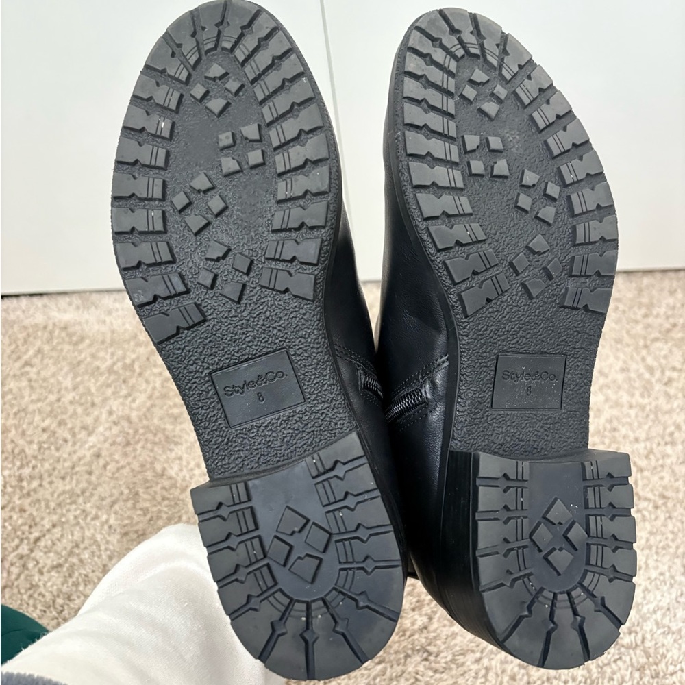 Style & Co Black Ankle Boots - Picture 7 of 8
